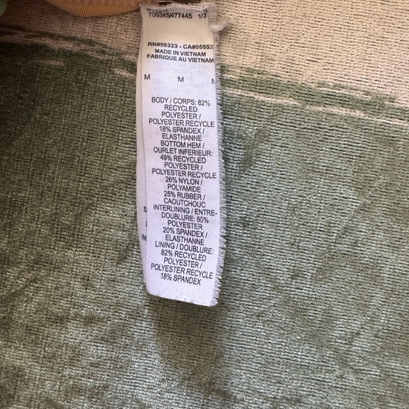 Nike Dri Fit Tan/Yellow Sports bra Size M - Picture 5 of 5